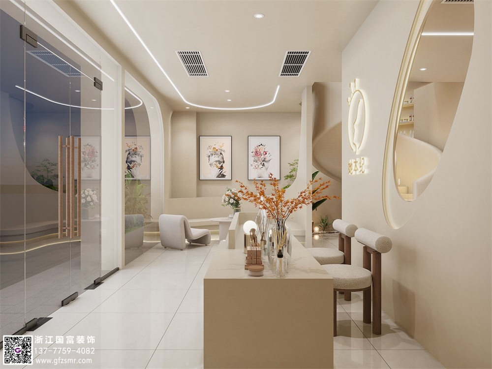 宅寂風(fēng)美容院裝修設計要點(diǎn)介紹？